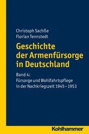 Cover von Geschichte der Armenfürsorge in Deutschland 4