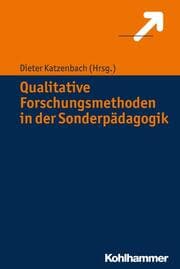Cover von Qualitative Forschungsmethoden in der Sonderpädagogik