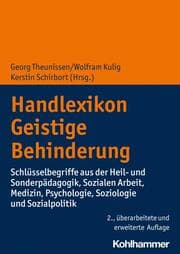 Cover von Handlexikon Geistige Behinderung