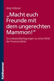 Cover von 'Macht euch Freunde mit dem ungerechten Mammon!'