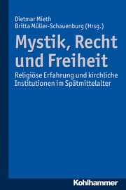 Cover von Mystik, Recht und Freiheit