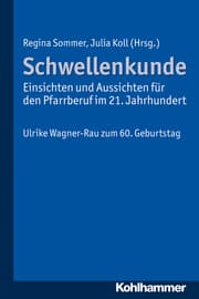 Cover von Schwellenkunde - Einsichten und Aussichten für den Pfarrberuf im 21. Jahrhundert