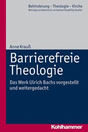 Cover von Barrierefreie Theologie