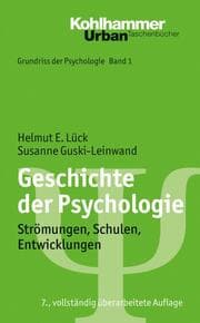Cover von Geschichte der Psychologie