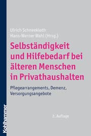 Cover von Selbständigkeit und Hilfebedarf bei älteren Menschen in Privathaushalten