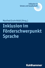 Cover von Inklusion im Förderschwerpunkt Sprache