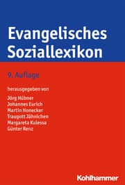 Cover von Evangelisches Soziallexikon