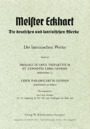 Cover von Meister Eckhart.Lateinische Werke
