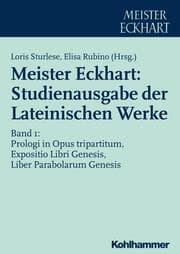 Cover von Meister Eckhart: Studienausgabe der Lateinischen Werke 1
