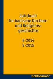 Cover von Jahrbuch für badische Kirchen- und Religionsgeschichte
