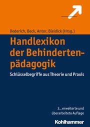 Cover von Handlexikon der Behindertenpädagogik