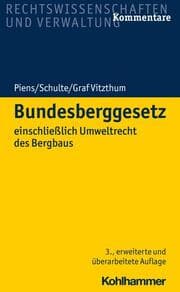 Cover von Bundesberggesetz