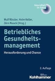 Cover von Betriebliches Gesundheitsmanagement