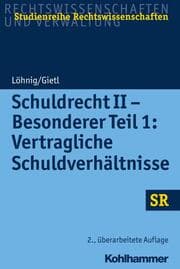 Cover von Schuldrecht II - Besonderer Teil 1: Vertragliche Schuldverhältnisse