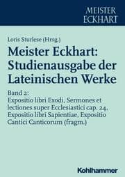 Cover von Meister Eckhart: Studienausgabe der Lateinischen Werke 2
