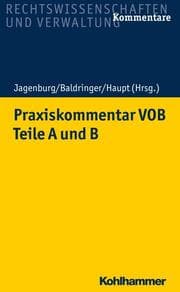 Cover von Praxiskommentar VOB - Teile A und B
