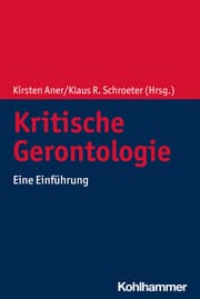 Cover von Kritische Gerontologie