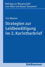 Cover von Strategien zur Leidbewältigung im 2. Korintherbrief