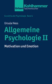 Cover von Allgemeine Psychologie II