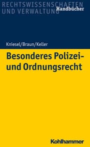 Cover von Besonderes Polizei- und Ordnungsrecht