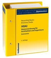 Cover von Honorarordnung für Architekten und Ingenieure - HOAI
