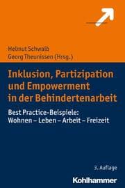 Cover von Inklusion, Partizipation und Empowerment in der Behindertenarbeit