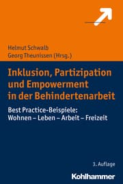 Cover von Inklusion, Partizipation und Empowerment in der Behindertenarbeit