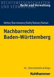 Cover von Nachbarrecht Baden-Württemberg
