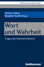Cover von Wort und Wahrheit