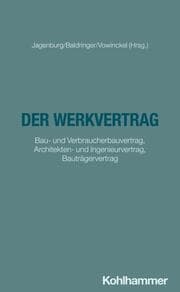 Cover von Der Werkvertrag