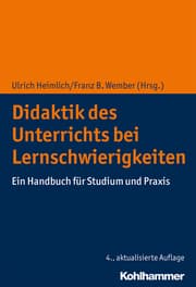 Cover von Didaktik des Unterrichts bei Lernschwierigkeiten