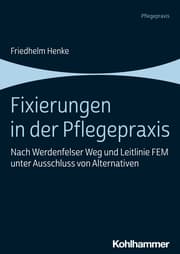 Cover von Fixierungen in der Pflegepraxis
