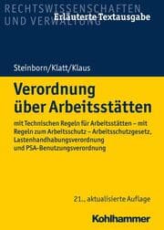 Cover von Verordnung über Arbeitsstätten