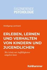 Cover von Erleben, Lernen und Verhalten von Kindern und Jugendlichen