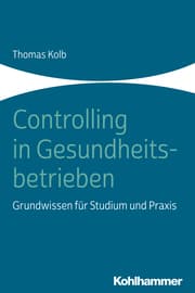 Cover von Controlling in Gesundheitsbetrieben