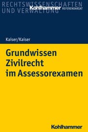 Cover von Grundwissen Zivilrecht im Assessorexamen