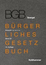 Cover von Kommentar zum Bürgerlichen Gesetzbuch mit Einführungsgesetz und Nebengesetzen (BGB) (Soergel)