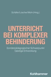 Cover von Unterricht bei komplexer Behinderung