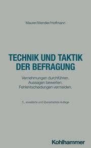 Cover von Technik und Taktik der Befragung