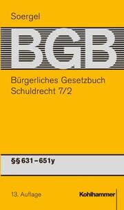 Cover von Kommentar zum Bürgerlichen Gesetzbuch mit Einführungsgesetz und Nebengesetzen (BGB) (Soergel)