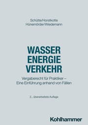 Cover von Wasser Energie Verkehr