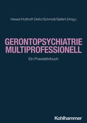 Cover von Gerontopsychiatrie multiprofessionell