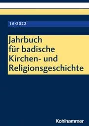 Cover von Jahrbuch für badische Kirchen- und Religionsgeschichte