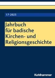 Cover von Jahrbuch für badische Kirchen- und Religionsgeschichte