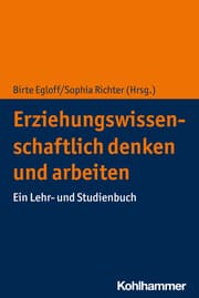 Cover von Erziehungswissenschaftlich denken und arbeiten