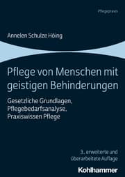 Cover von Pflege von Menschen mit geistigen Behinderungen