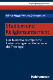 Cover von Studium und Religionsunterricht