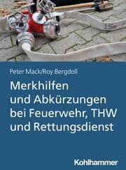 Cover von Merkhilfen und Abkürzungen bei Feuerwehr, THW und Rettungsdienst