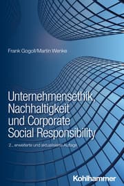 Cover von Unternehmensethik, Nachhaltigkeit und Corporate Social Responsibility