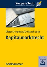 Cover von Kapitalmarktrecht
